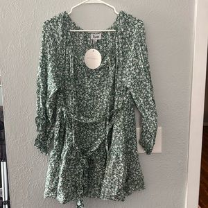 Esther & co green floral dress
